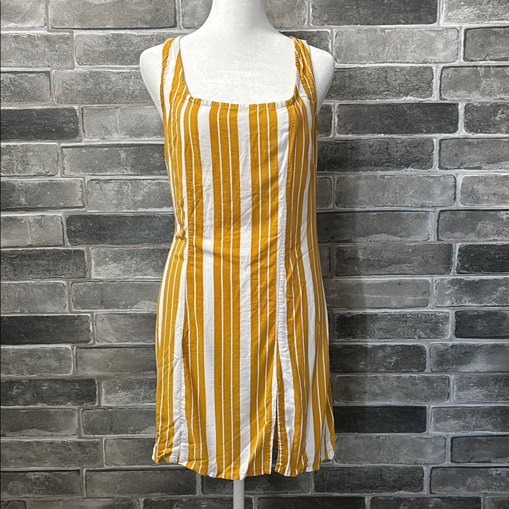 Valija Striped Yellow and White Women's Dress